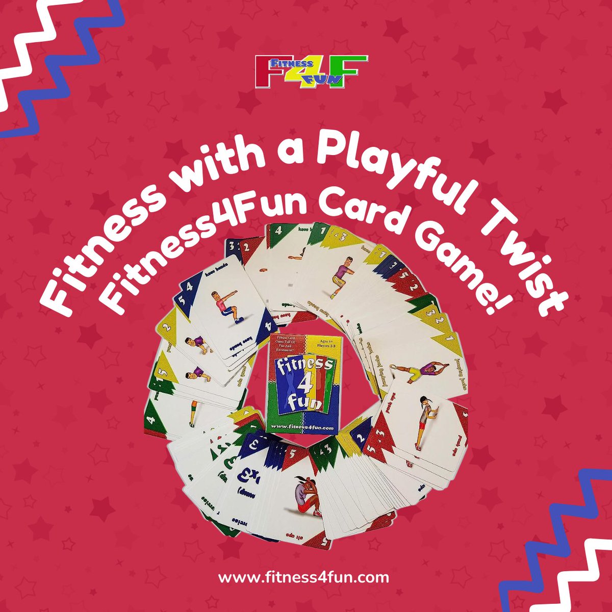 Exercise4fun2's tweet photo. Fitness4Fun card game! A unique and memorable way to get fit your kids and have fun with your family.
Let's get the whole family excited to exercise and play with Fitness4Fun!
Check it out now at https://t.co/ALC759MMei
#exercise4fun2 #strong #brainpower #exerciseforfun https://t.co/LOrvf6v0vd