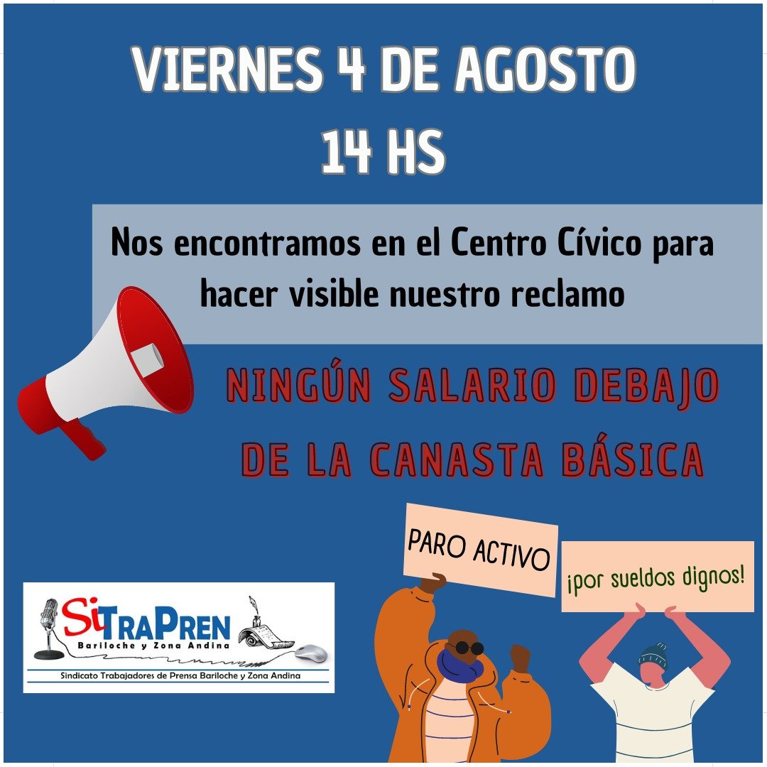 Trabajadores de prensa en pelea frontal contra los salarios de miseria.
Paro de 48 horas y movilización para alzar la voz contra los empresarios emperrados en pactar aumentos que ni se arriman a la inflación acumulada.