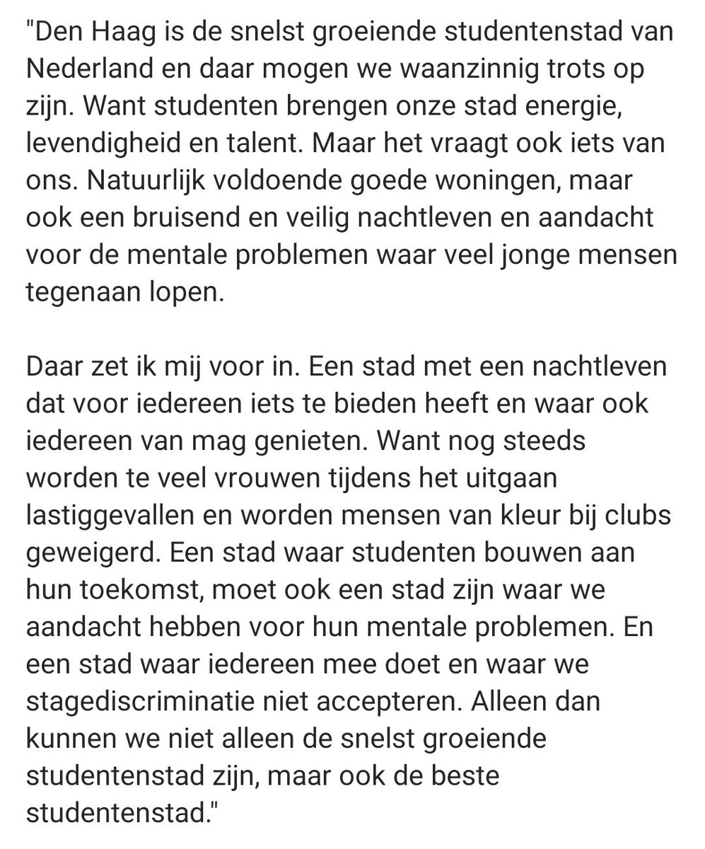 In onze fotoserie #Raad070InDeStad stellen onze Haagse fractievertegenwoordigers zich voor.

Fractievertegenwoordiger Demi van Wijk (<a href="/Deem_95/">Demi van Wijk</a>) van <a href="/D66DenHaag/">D66 Den Haag</a> vertelt vandaag waarom zij bij de Haagse Hogeschool gefotografeerd wilde worden.

📷 Martijn Beekman