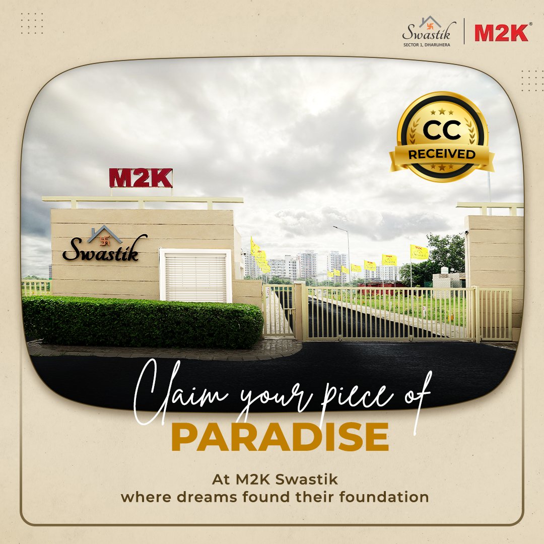 india_m2k's tweet photo. Welcome to M2K Swastik, where dreams take root and extraordinary lives bloom.
Your perfect plot awaits!

Contact us at 9510500300 or marketing@m2kindia.com

#M2KIndia #M2K #M2KGroup #M2KProperty #M2KSwastik #Dharuhera #PlotsForSale https://t.co/2B2Q2j9aLl