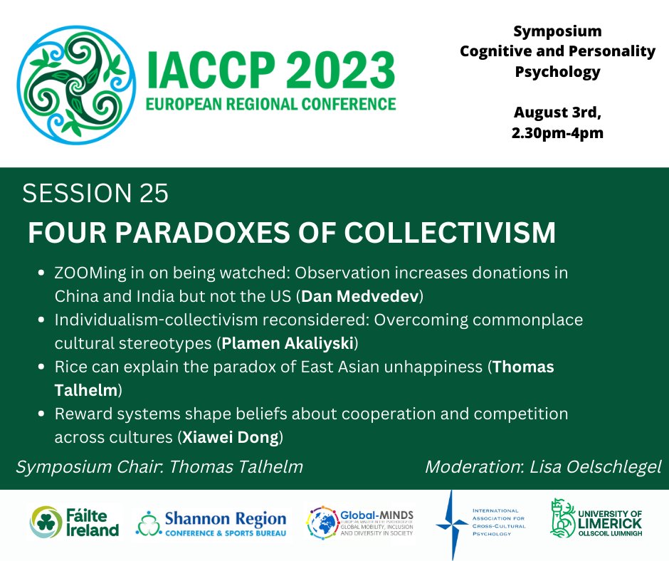 IACCP2023's tweet photo. More insightful presentations, talks and panels starting now! (2)

#IACCP2023 #psychology #crosscultural #researchmethods #collectivism #music - via Whova Event App https://t.co/OymZO1jLbo