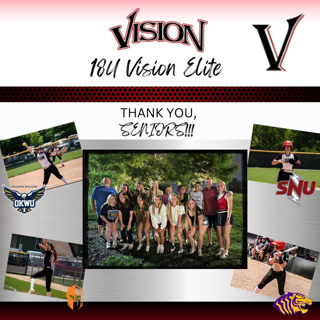 Grateful for our Vision Elite Seniors and the impact they had on the Vision Organization! Comment below to thank these seniors and wish them well as they go off to college soon! Thank you, <a href="/Baylee__King/">Baylee King</a>, <a href="/KinleyBrand/">kinley brand</a>, <a href="/caudle2023/">AustynnCaudle2023</a>, and <a href="/CheaterJadie/">Jadie cheater</a>!