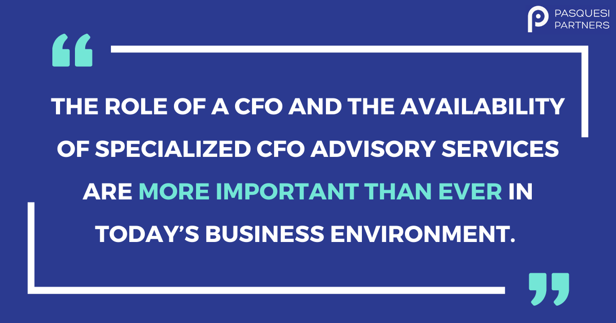 Searching for CFO Advisory Services? 🔍 

Check out our blog to learn more: bit.ly/3CXR6Mf 

#PasquesiPartners #startups #CashFlowTips #businesscashflow #outsourcedaccounting #chicagobookkeeping #chicagoaccounting #accountingandaccountants