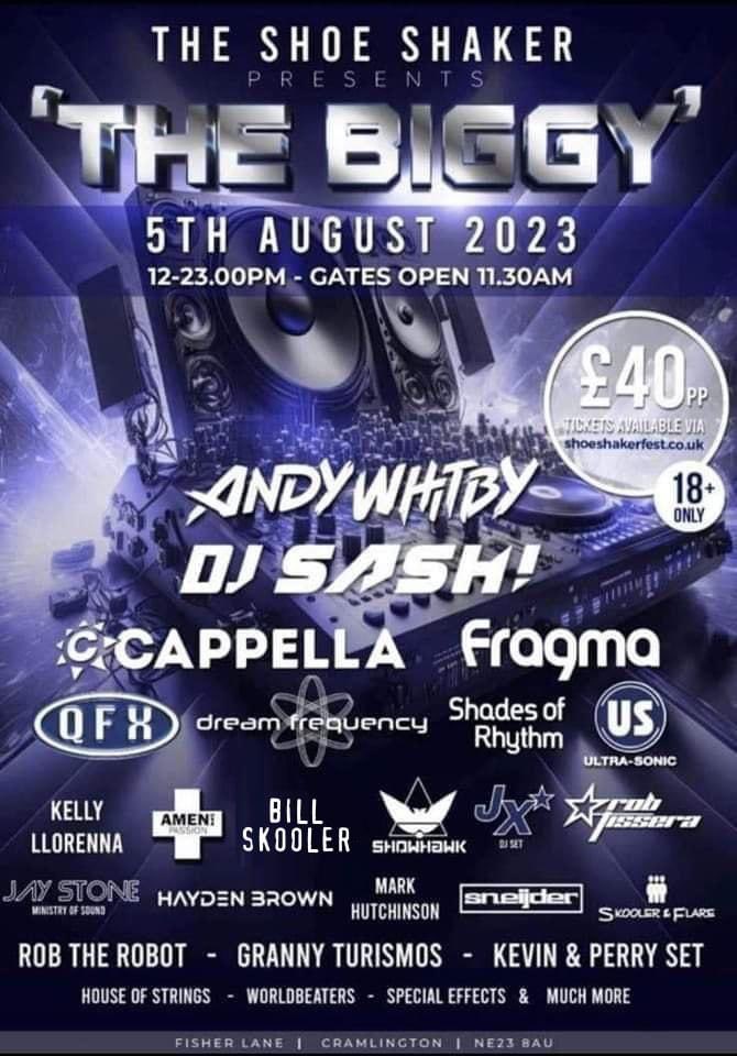 This sat. 
#Oldskool #Rave #Hardcore