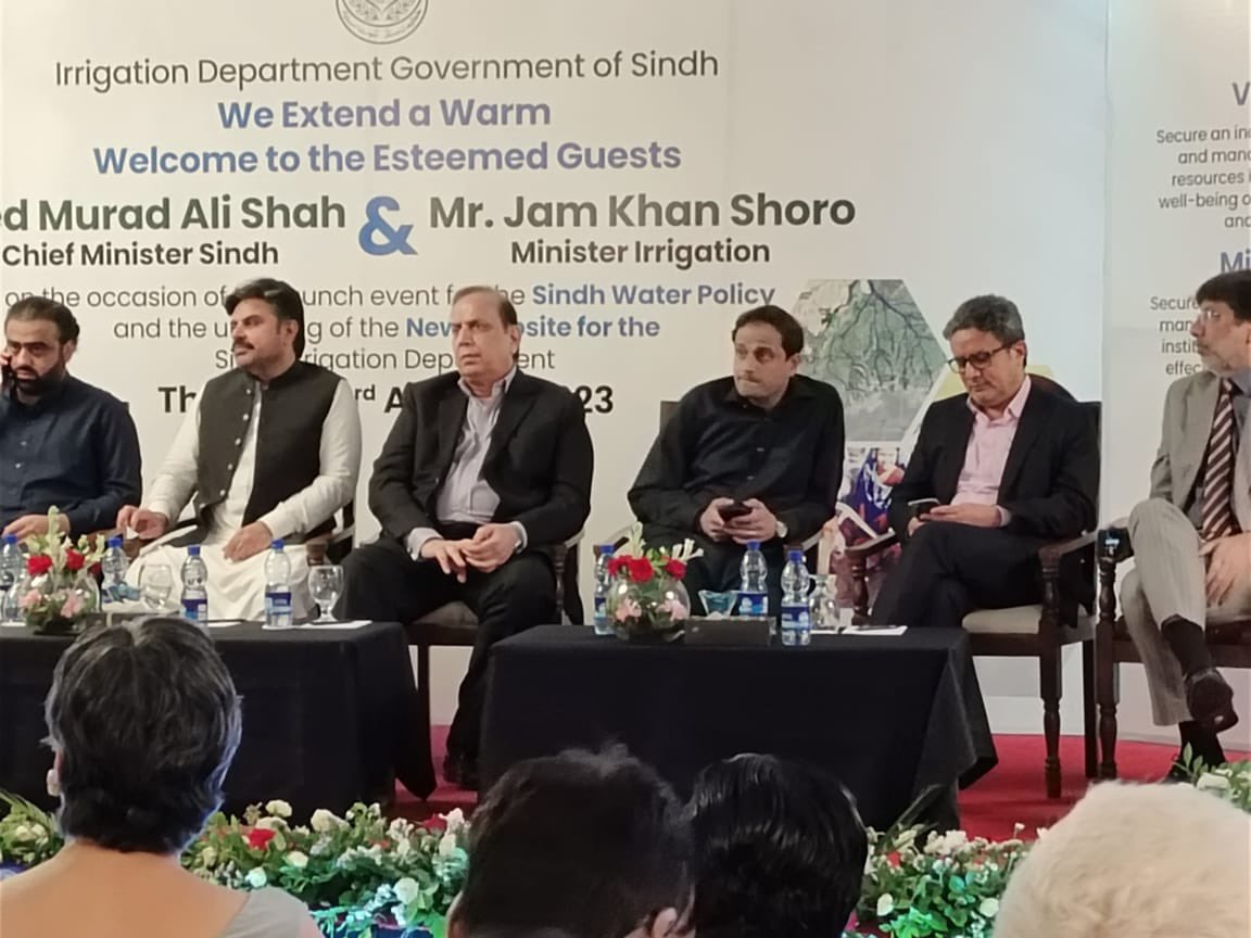 ahsankhan568's tweet photo. Thanks to Sindh Govt for their hardwork and concentration for the project CM Sindh Murad Ali Shah is revealing the Sindh Water Policy, a major stride towards sustainable water management
#SindhWaterPolicy https://t.co/k7DZqTwL2c