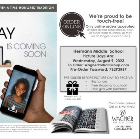 HermannBearcats's tweet photo. Reminder for all Middle and High School Families - Welcome Day is August 9th! Don't forget school pictures are taken that day as well. https://t.co/7eJPa0bMq1