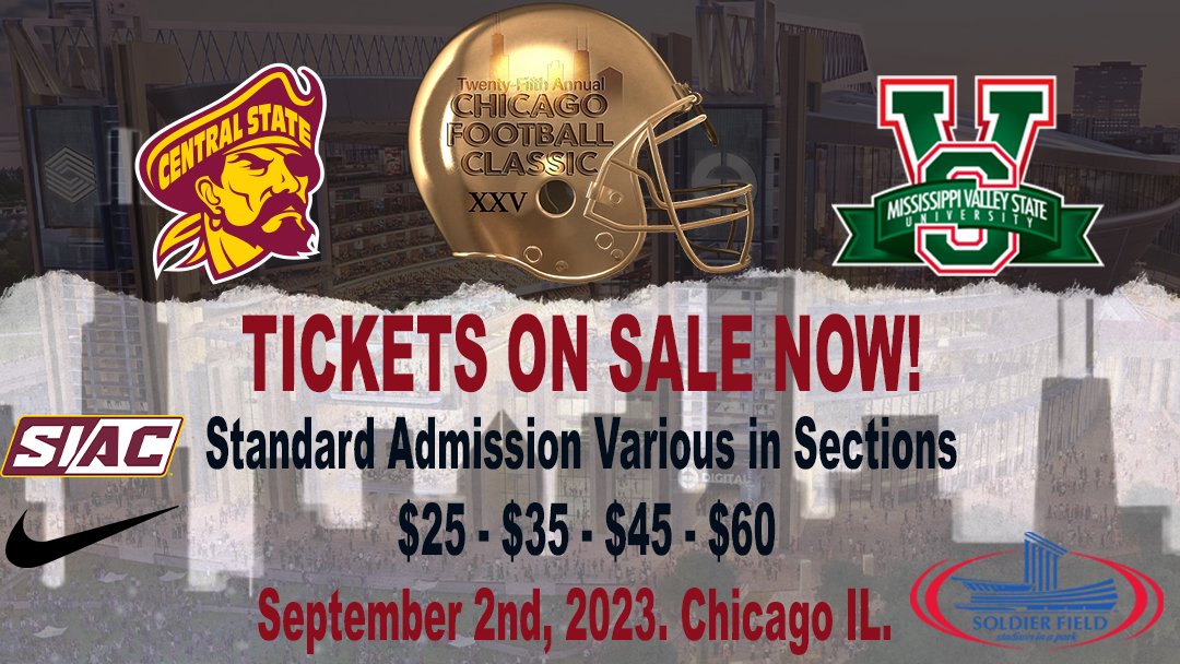 🏈🎟️ We Are Back! Tickets for the Chicago Football Classic are ON SALE! Don't miss the electrifying atmosphere, fierce competition, and an unforgettable day of Marauder football! Grab your tickets now from the link in our bio! 🎫 #ChicagoFootballClassic #MarauderFootball