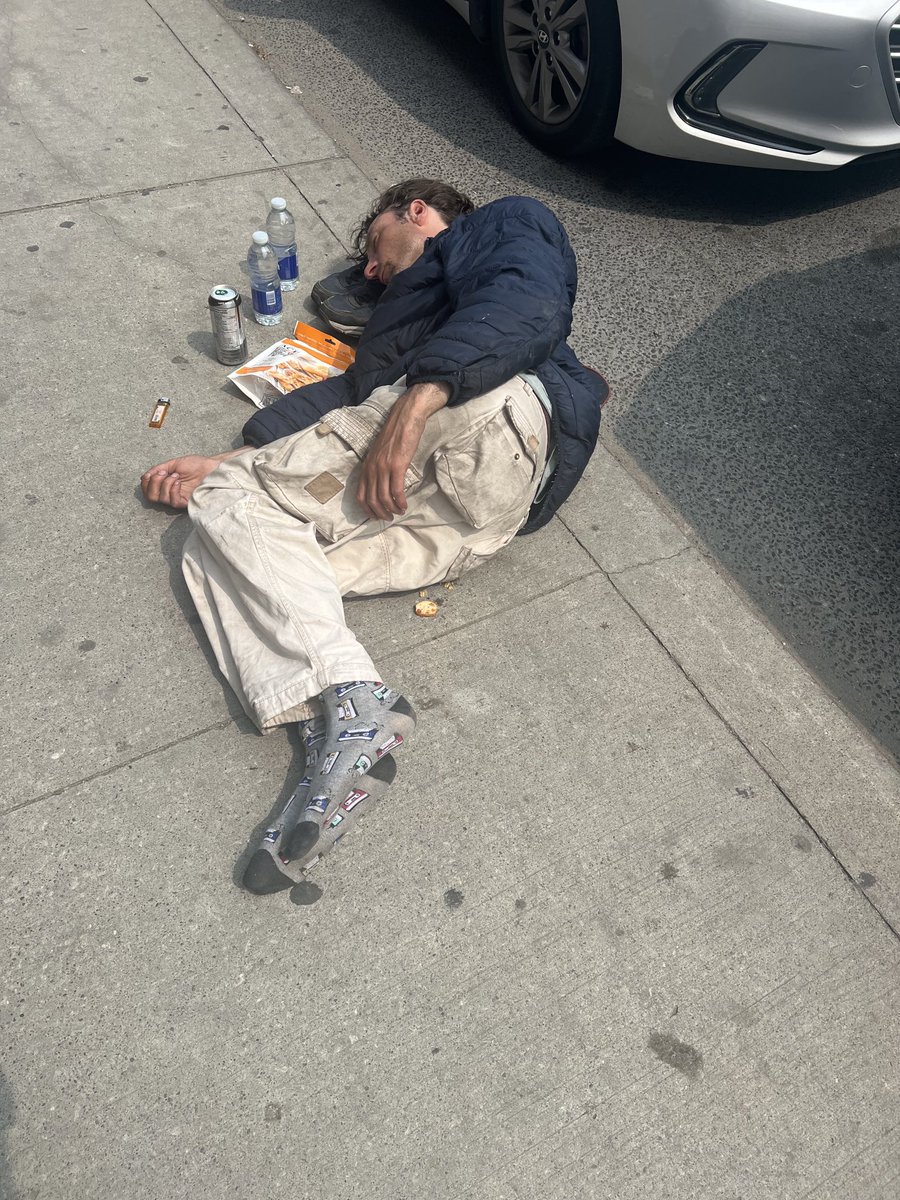 The measure of a Society is not the numbers of Millionaires. But the numbers of people sleeping in the Streets. This is the new Toronto in front of Shoppers on Dupont. This is not ok with me .