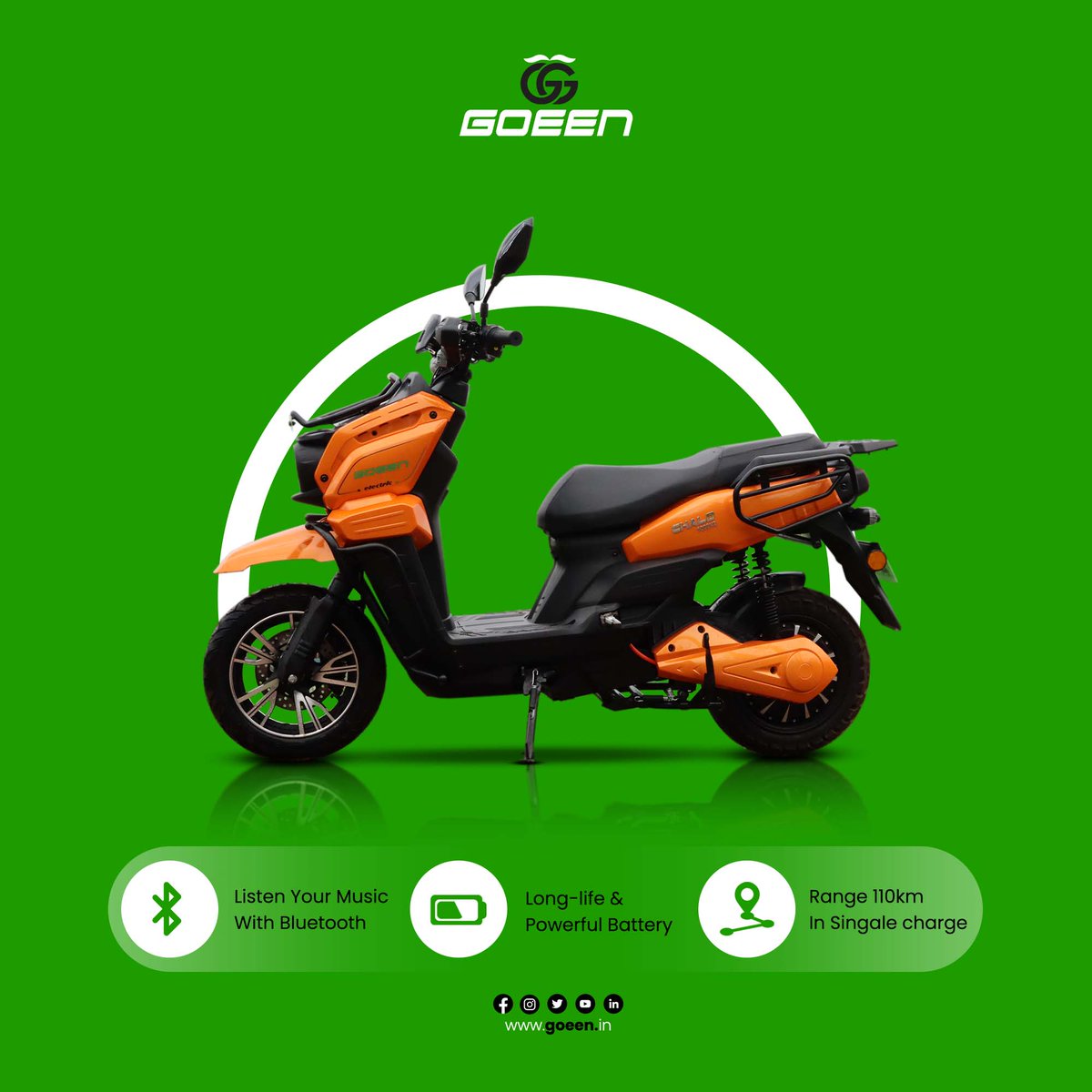Ride the Future: CHALO 1000 V2 (electric scooter)
#goeenelectric #goeen #greenenergy#smartvehicles #electricscooter #chalo1000v2