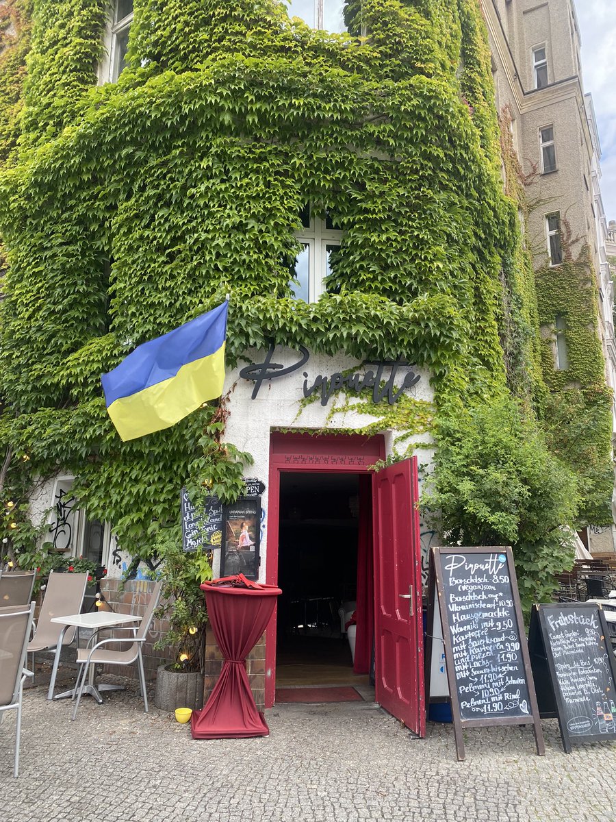 Ukrainian food in Berlin.