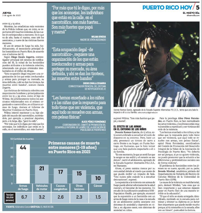 Kilometro0PR's tweet photo. “La investigación de Kilómetro Cero arrojó que, en Puerto Rico, el uso de armas de fuego se posicionó como la 1ra causa de muerte entre niños y adolescentes más de una década antes que el mismo fenómeno se reportara en Estados Unidos”

https://t.co/6jMaZBf8xf

#AgitaYTransforma https://t.co/K2BkHeiKq1