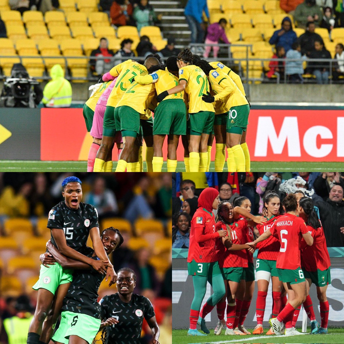 Morocco's Atlas Lionesses beat Colombia 1-0 to qualify for the Round of 16 of the 2023 FIFA Women's World Cup.

For the first time in history, three African teams (Nigeria, South Africa and Morocco) have qualified for the Round of 16.

They were Runners-up in the 2022 WAFCON.