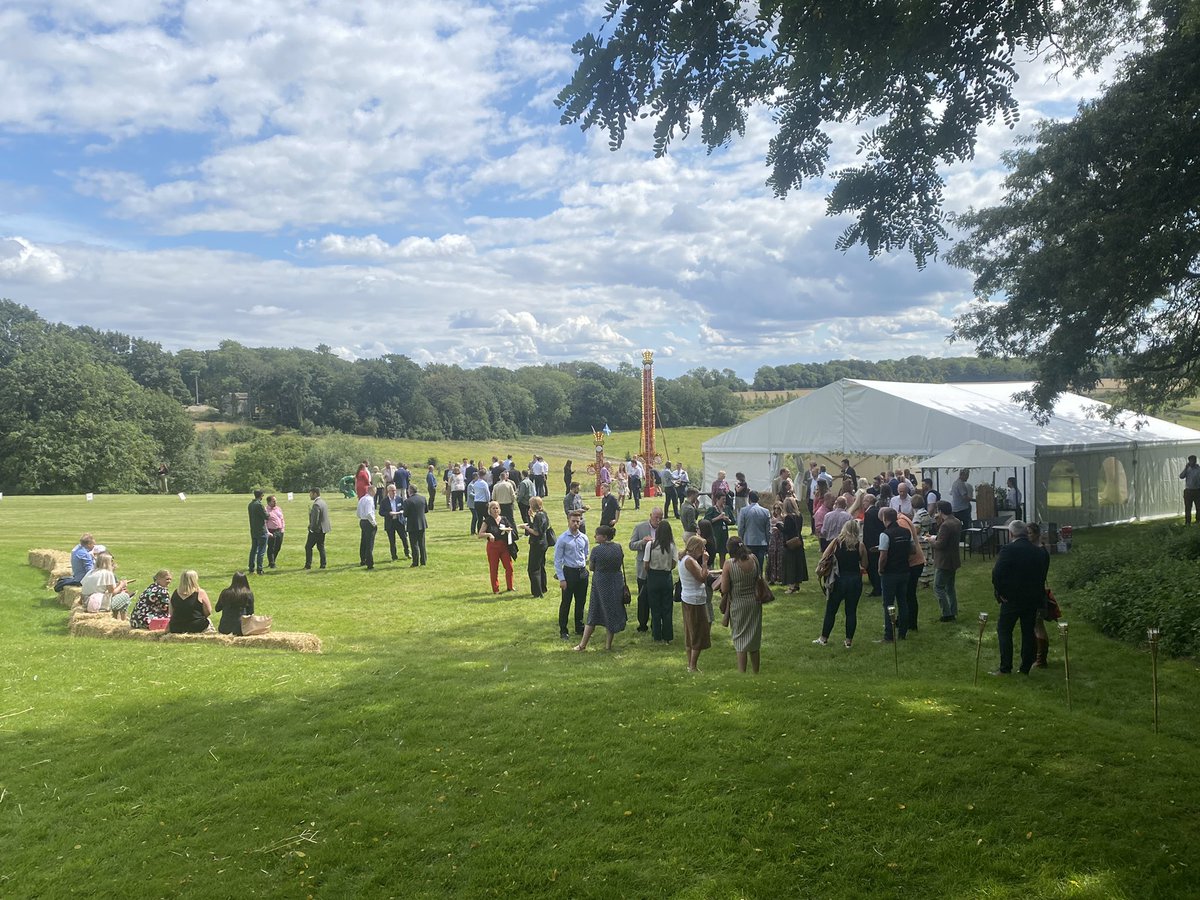 BusinessNK's tweet photo. Perfect weather for an afternoon at the 2023 Chamber Summer Garden Party at Wellingore Hall. Plenty of networking as well as lunch and lawn games. Was great to hear from all of the event partners. @waldeckconsult @NicholsonsCA @unilincoln @lincscham https://t.co/eLAk68vKof