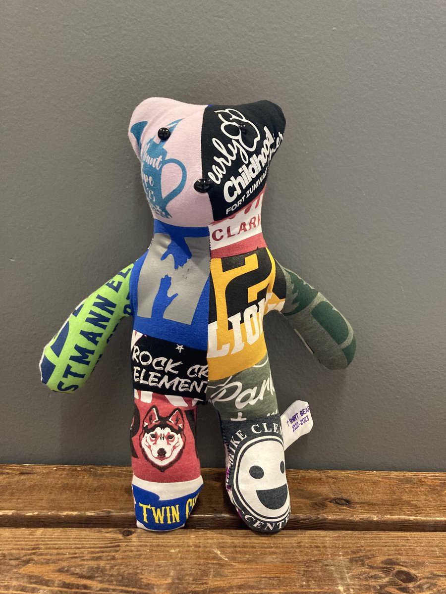 tya_heller's tweet photo. Meet Parker! Parker is the 2022-23 T Shirt bear! https://t.co/SH1kWGRCYE