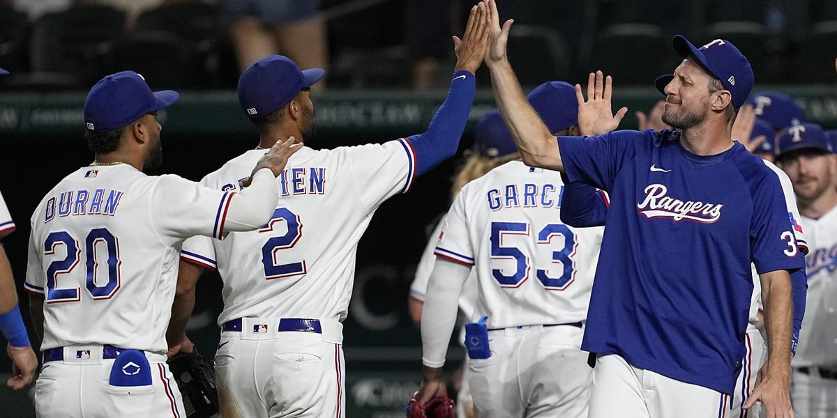 Rise and shine Rangers fans! 

It’s Max Scherzer Day