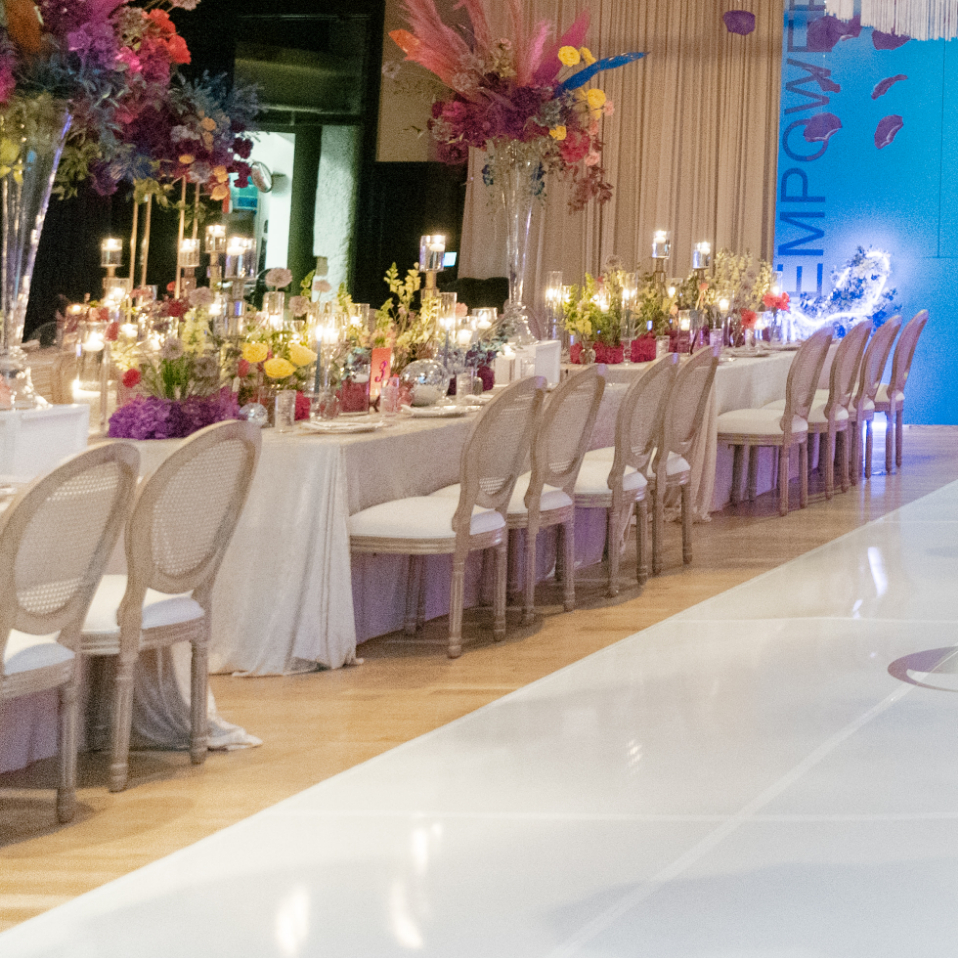The dance floor comes alive with mesmerizing decor! 

"Let's get this party started!" 

@Khrystinasteib
@decor2remember

#dancefloorparty 
#dancefloorfever 
#dancefloorready
#DoyinFashEvents
#Houstonpartyplanner