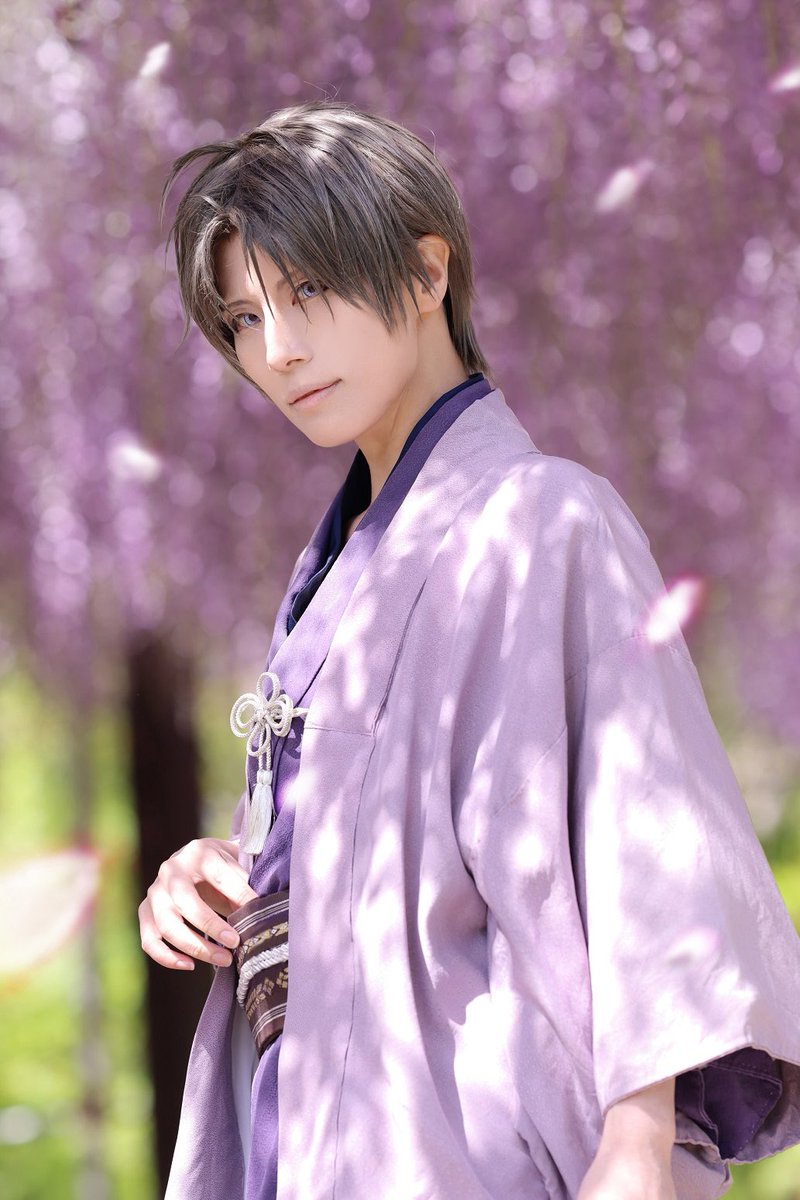 刀剣乱舞 へし切長谷部 軽装 #cosplay 】 ㅤ 藤色の刀剣男士 ㅤ