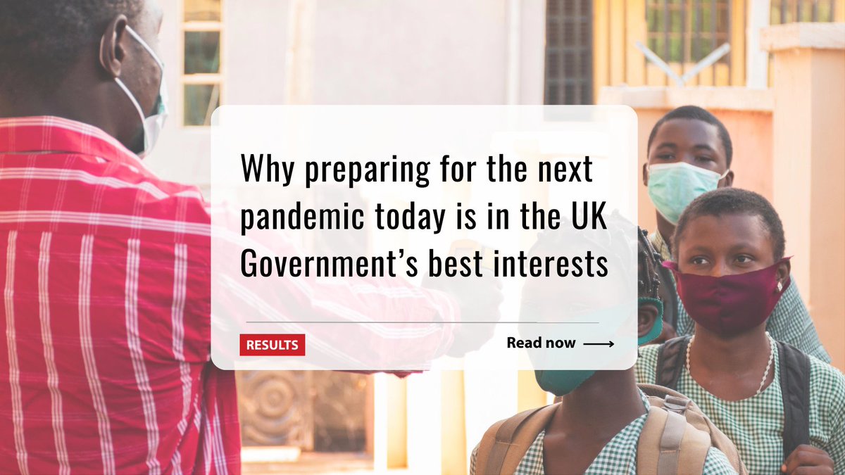 ✍️ New blog: Why preparing for the next pandemic today is in the UK’s best interest

Read to find out about the urgent need for the UK Gov to invest in pandemic preparedness and prevent the costly and deadly effects of a future pandemic.

➡️ bit.ly/3qiYNdp