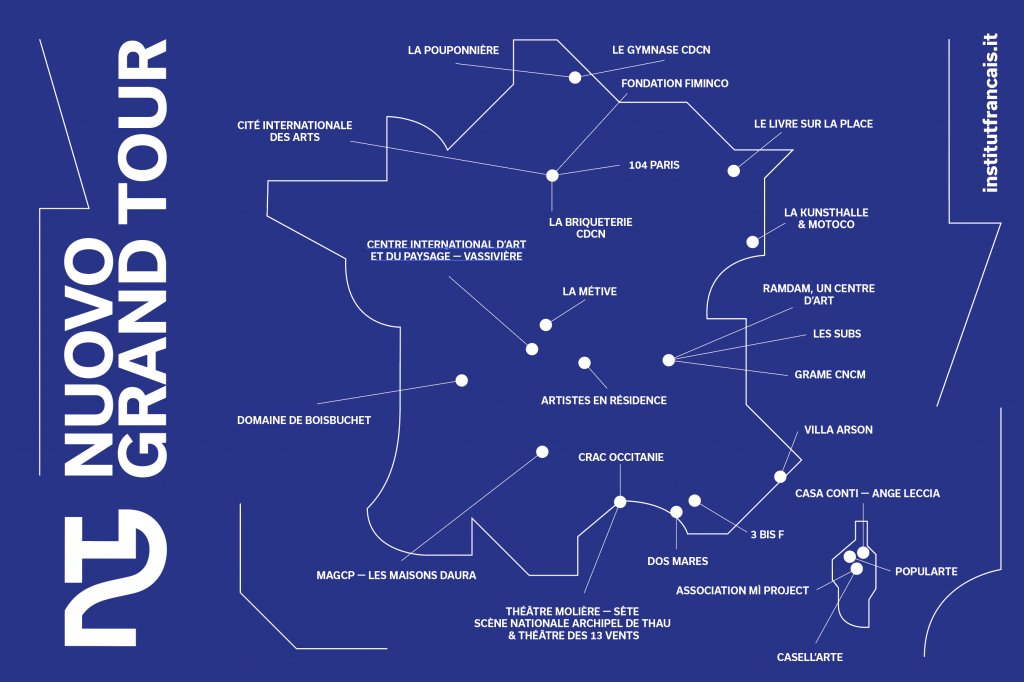 FranceenItalie's tweet photo. Dans le cadre du #TraitéduQuirinal les cartes #artistiques 🇫🇷🇮🇹 du #NouveauGrandTour 🇪🇺 se redessinent autour des #résidences  : les #artistes français lauréats ont été annoncés et l'appel à projet pour les italiens a été lancé sur le site du @MiC_Italia 
@IF_Italia @francediplo https://t.co/D1dhe5komi