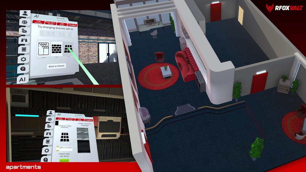 Exciting times ahead in the metaverse!

AI-powered apartments are about to revolutionize the virtual world.

Get ready for seamless interactions, personalized experiences, and endless possibilities.

#VRChat #AI