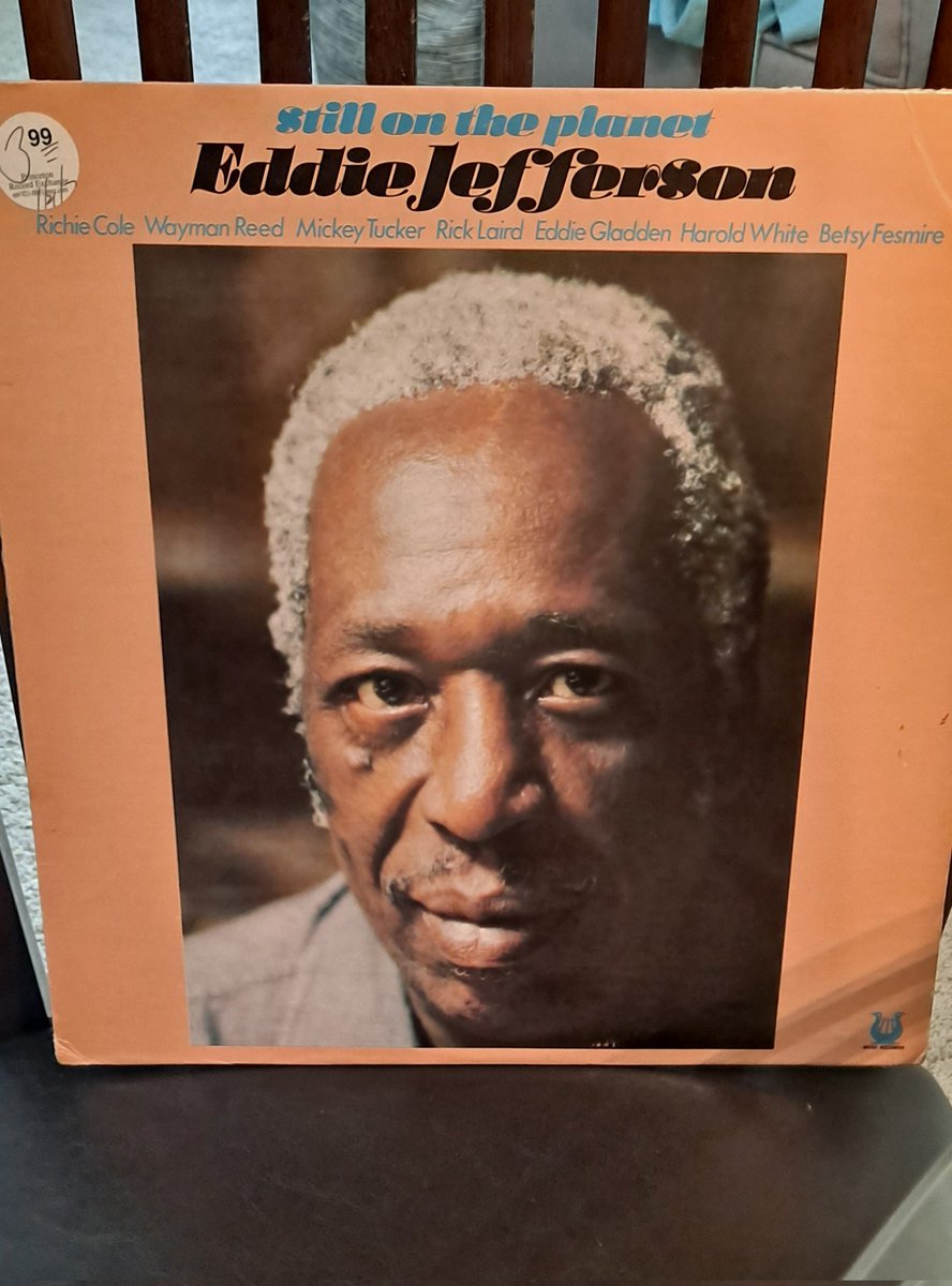 #JazzTwitter
Another one from my dad's (now mine) record collection.
Born on this day in Pittsburgh,  PA, Happy 'heavenly' birthday to Eddie Jefferson.