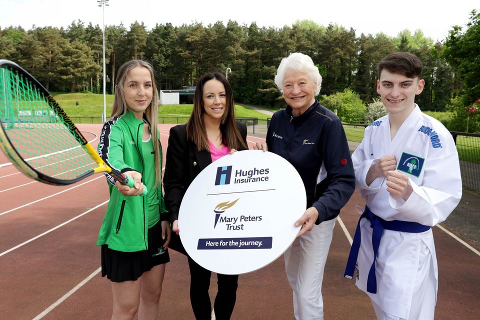 A winning combo! @HughesInsurance continues to support the @MaryPetersTrust with its Bursary Programme giving young athletes from across Northern Ireland a sporting chance. Read more in today’s Belfast Telegraph.🎾🥋 bit.ly/3Qr7IEo