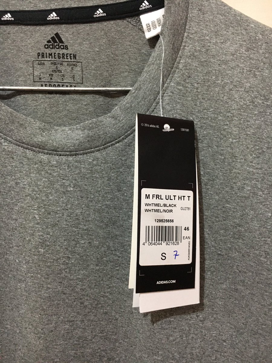 eleveights's tweet photo. [NEW] WTS Adidas training T-shirt sport freelift ultimate aeroready designed 2 move GU2781 grey abu-abu

masih baru dari official store, tag masih ada. dijual karena salah ukuran

size S

link shopee: https://t.co/cYiKy5tbmY https://t.co/ev0CvBMSwM