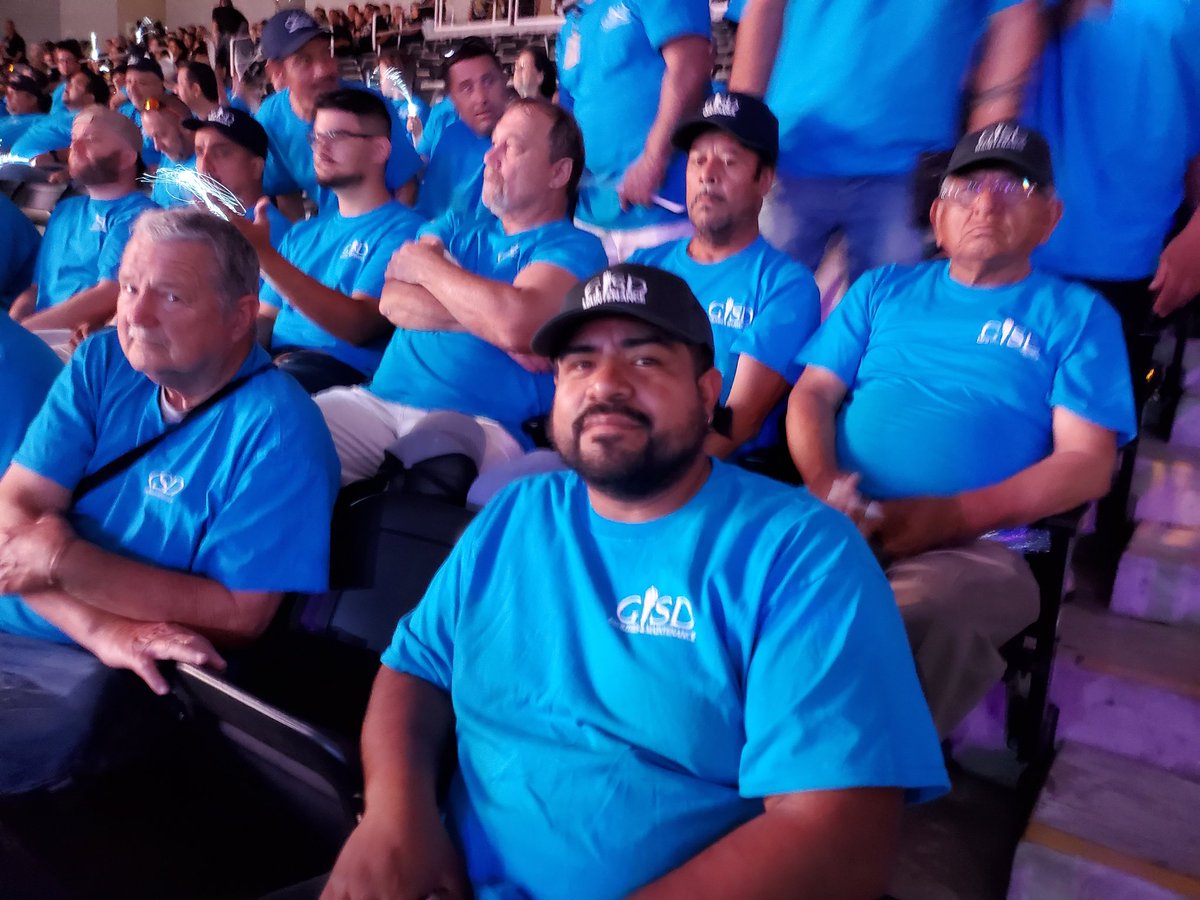 gisd_fac_maint's tweet photo. F&amp;M in the house for Convocation! https://t.co/8lMzN6n6i8