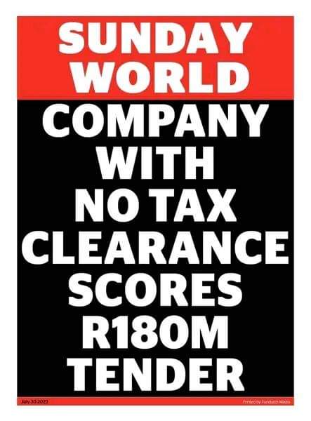 miraaikie's tweet photo. The R180 million tender to rebuild Bree Street has been awarded to a company without a basic tax clearance. But of cause!!!! #PanyazaLesufi https://t.co/FH7J2DoX82