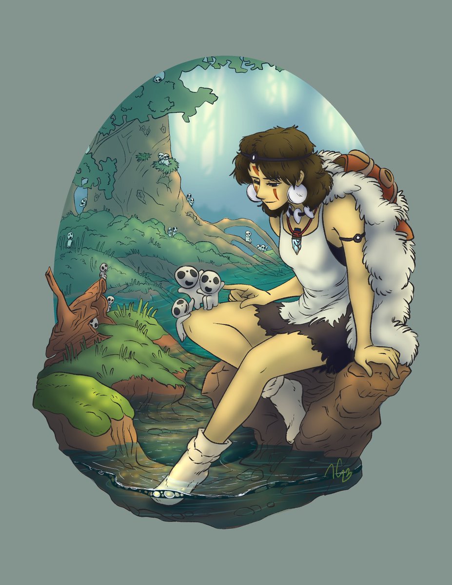 CrowCastTV's tweet photo. 2nd series of 2 prints that will be makin' their way to my art booth this Friday!

#spiritedaway #princessmononoke
#ghibligirl #ghibli #fanart #artbooth #artdisplay https://t.co/GwRgVt5rdt