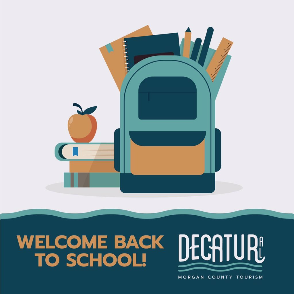 VisitDecaturAL's tweet image. Everyone here at DMCT is wishing you all a wonderful school year!
Feel free to comment your child’s back to school photo!

#visitdecatural #decaturwhereitsgreater #sweethomealabama