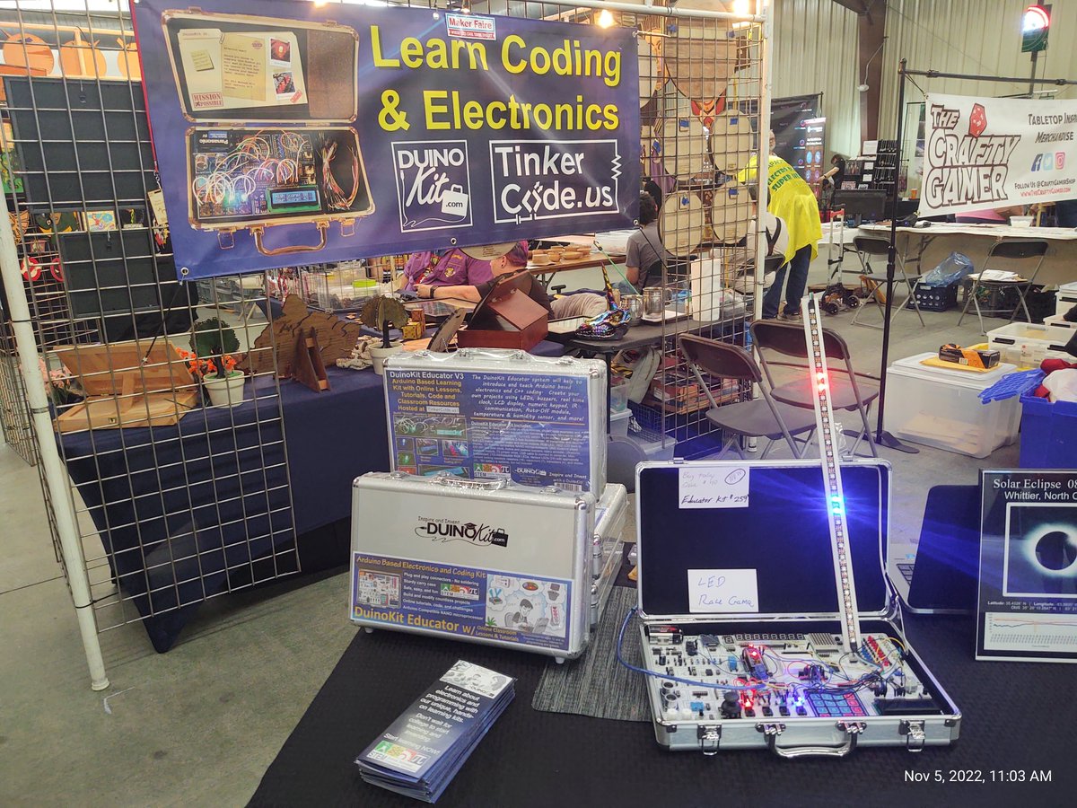 OrlMakerFaire's tweet photo. You’ve seen @duinokit at Maker Faire Orlando, help make the next one happen!

This updated DuinoKit includes Wi-Fi + Bluetooth on an ESP32 microprocessor containing additional components and modules.

https://t.co/PiMkg3ZvU9

(Affiliate link benefits The Maker Effect Foundation) https://t.co/ejYY7MoUhM