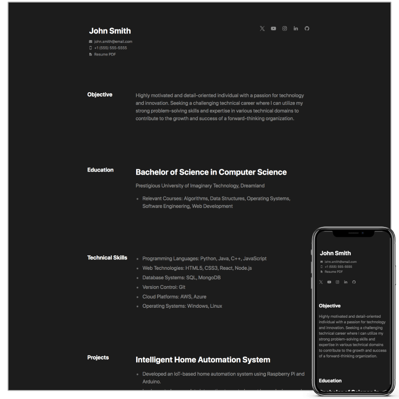 craigleo's tweet photo. Resume Website Template for Carrd - Free 

→ https://t.co/QFIfW60zjx https://t.co/KOOabW7IAu