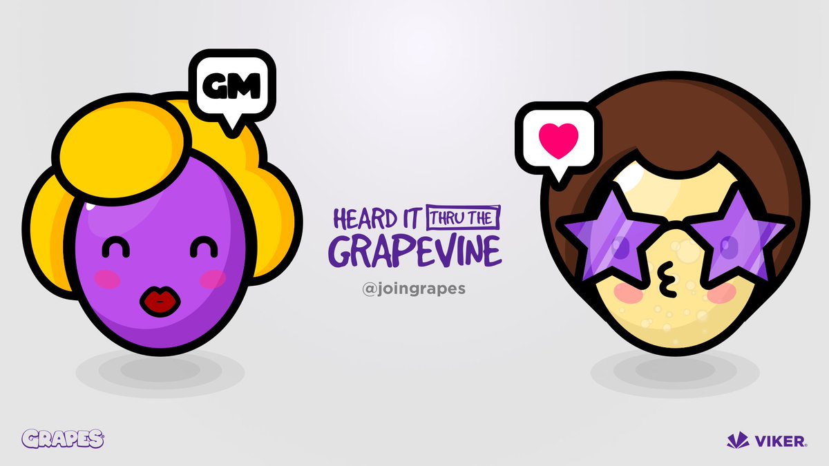 Grape Morning! 🍇

What have you heard on the grapevine?