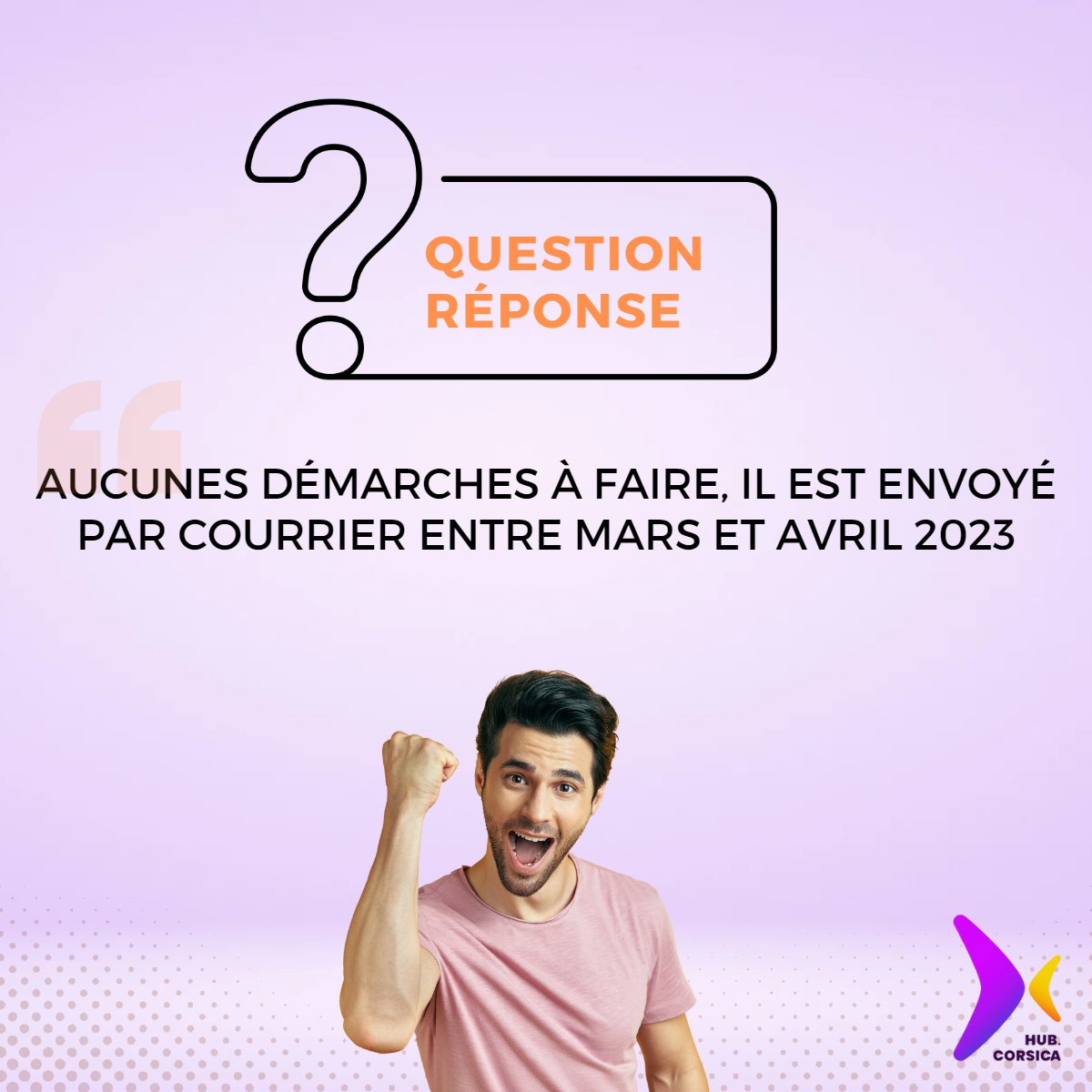 Hub_Corsica's tweet image. Vous êtes éligible au chèque énergie ? Bonne nouvelle, vous n&apos;avez aucune démarche à faire pour le recevoir ! Il sera envoyé par courrier entre mars et avril 2023. Cette aide financière vous permettra de réduire vos factures d&apos;énergie. #chèqueénergie #aidefinancière