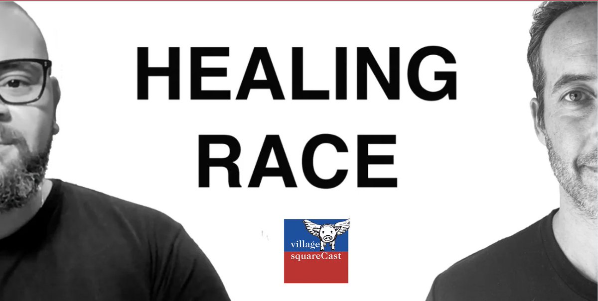 VillageSquareUS's tweet photo. Today's SquareCast drop is an episode of @HealingRaceShow from a pair of friends (one black, one white) who spent the first couple decades of their relationship NOT talking about race.  We think you're doing to love these two: https://t.co/6Z5gJiOoK2 https://t.co/mwhW8FXkhR