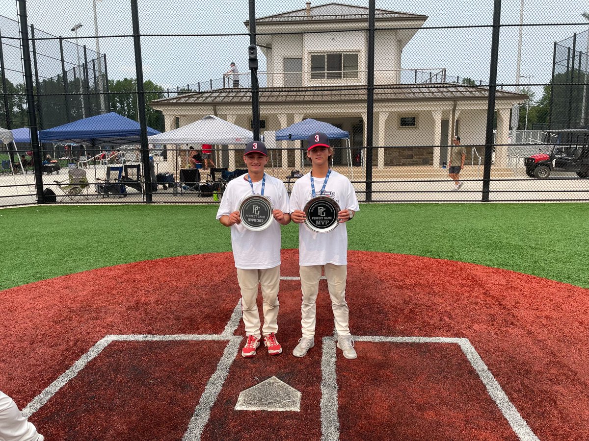 2023 15u PG Chesapeake World Series

🥇Champion: 3U3D DeLucia
🥈Finalist: Body Armor Titans Quattrini
🏅MVP: Jack Gabel
🏅MVPitcher: Gryffin Capellano &amp; Chase Kegerise