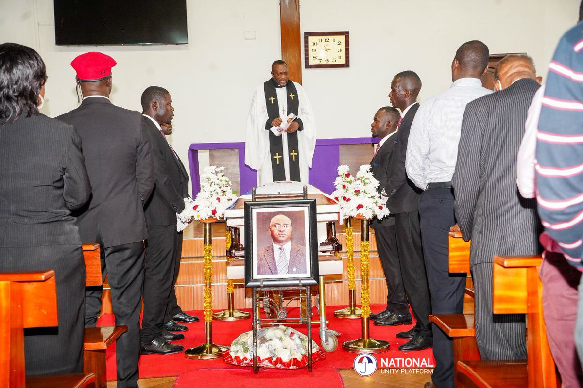 DavidLRubongoya's tweet photo. Earlier at St. Luke Church of Uganda, Ntinda, we held a service in honor of our deceased senior Comrade, Mzee William Byarugaba aka Jajja NUP. Every speaker spoke of the courage, kindness and patriotism in this man. Grateful to everyone who joined us. Burial will be on Saturday in Kabale. May his soul rest in peace.