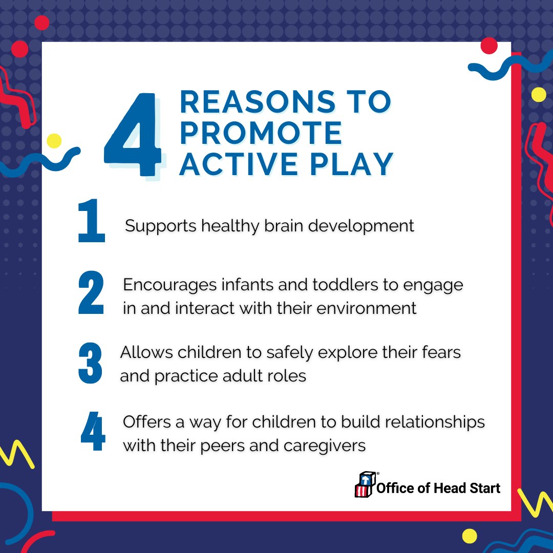 #DYK? Toddlers need at least an hour of active play throughout the day to grow up strong and healthy. Find more information on active play here: buff.ly/3Dj48U4