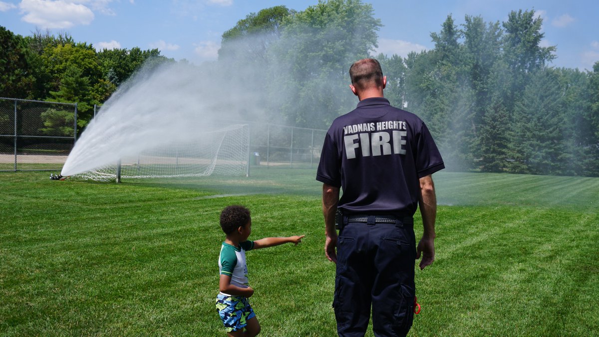 Water Day was a blast for our Kids Club at Berwood with the Vadnais Heights Fire Department. Our summer programs wind down this week, but our fall programming is just around the corner! cityvadnaisheights.com/register