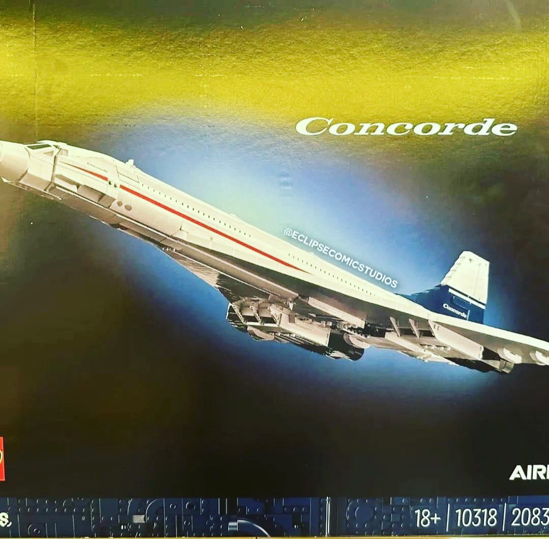 RealBrickfinder's tweet photo. Coming soon to a #lego store at Mach 2! #concorde #legoicons #legoleaks https://t.co/2CA73tUbxZ