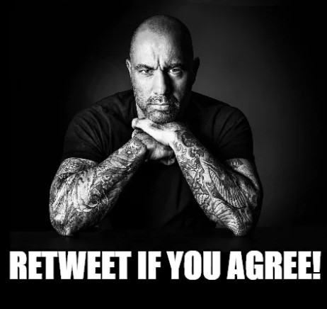 Simple Q: Joe Rogan suggested that the J6 was a setup by the US government’s intelligence agencies to take down President Donald Trump— DO YOU AGREE WITH HIM? Do you support this? “Yes” or “No”!!!