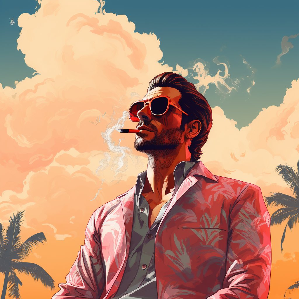 vicegroove's tweet photo. Smoking in Miami #vicecity #artwork #art #work #smoking #cigar #artist #artwork #workout #arte #artistsoninstagram #party #artoftheday #digitalart #makeupartist #instaart #artgallery #artofvisuals #artsy #arts #workhard https://t.co/2eOT52qLbg