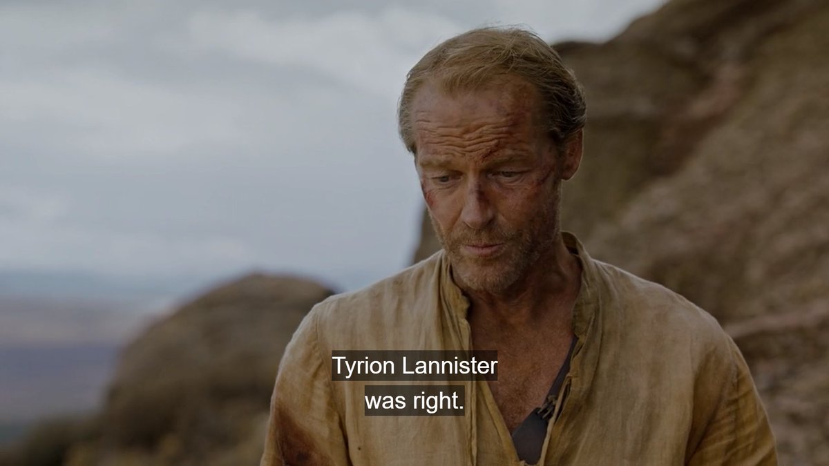 saved_aeron's tweet photo. daenerys: im sorry
jorah: 

the feels https://t.co/ai98vIAQTo