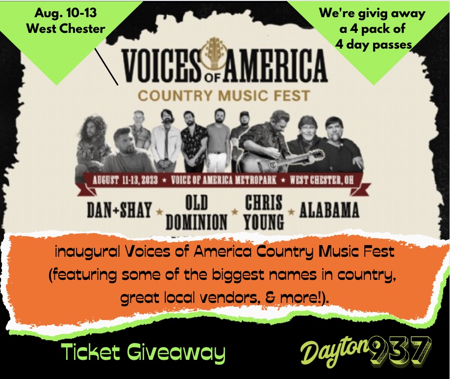 Hey country music lovers- Want to check out this new 4 day music festival?  We're giving away 4 day passes.  Enter here for your chance to win: forms.gle/A5FtKcqgpJZguU…
More info about the fest here: voacountrymusicfest.com