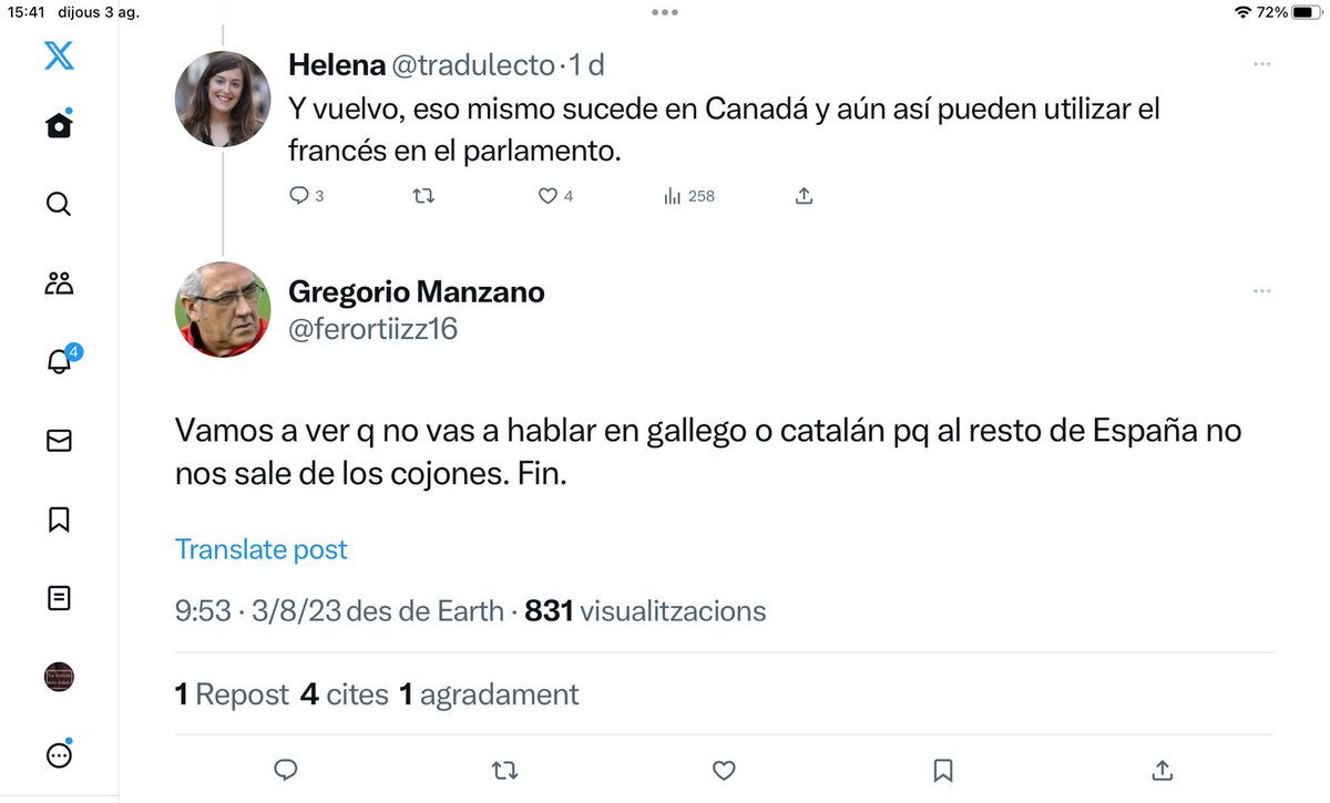 RoseHat1's tweet photo. Doncs aquest és el nivell @JuntsXCat @KRLS, i això que diu aquest paio és el que pensa la immensa majoria dels nyordos. #BloqueigTotal o mort. https://t.co/82C7LiRGOj