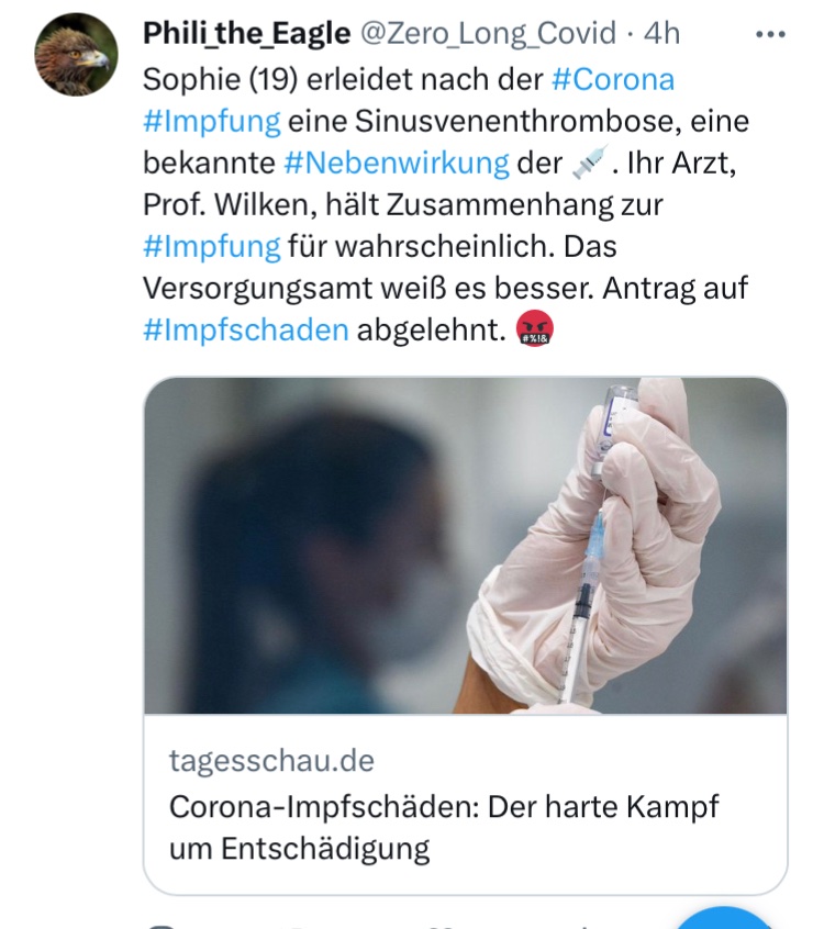 ChantalStadelm1's tweet photo. Schütz eure #Kinder von #ImpfÄrzten
Diesen #Volltrotteln kann man keinen #Milimeter mehr vertrauen! Gott sei Dank sind nicht alle #Ärzte / Krankenschwester so dämlich !
Leistet Widerstand, den nur so bleibt ihr wirklich gesund! https://t.co/aZ6Dj9qv62