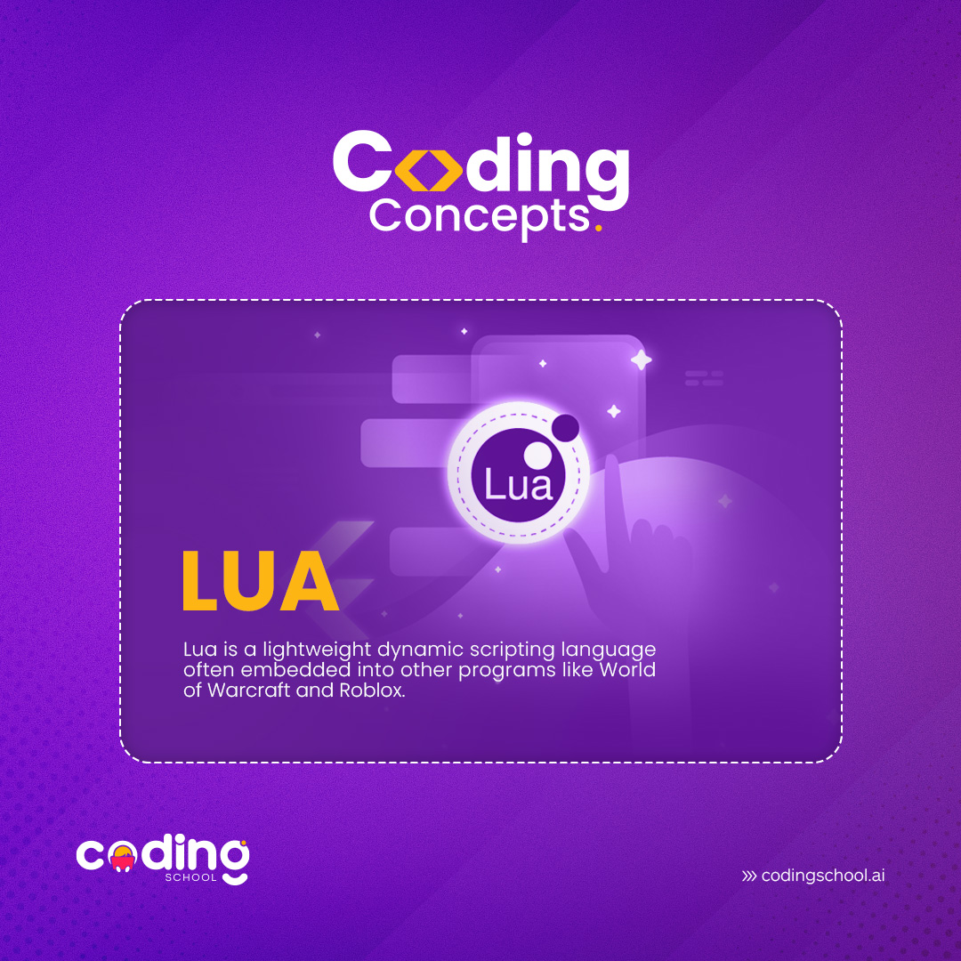 From immersive gaming experiences to customizing interfaces, Lua empowers developers to create magic within their applications

#LuaProgramming #LuaLanguage #LuaScripting #LuaCoding #LuaDevelopment #LuaScript #codingschool #quotes #inspirationalquotes #dubai #CodingSchool #coding