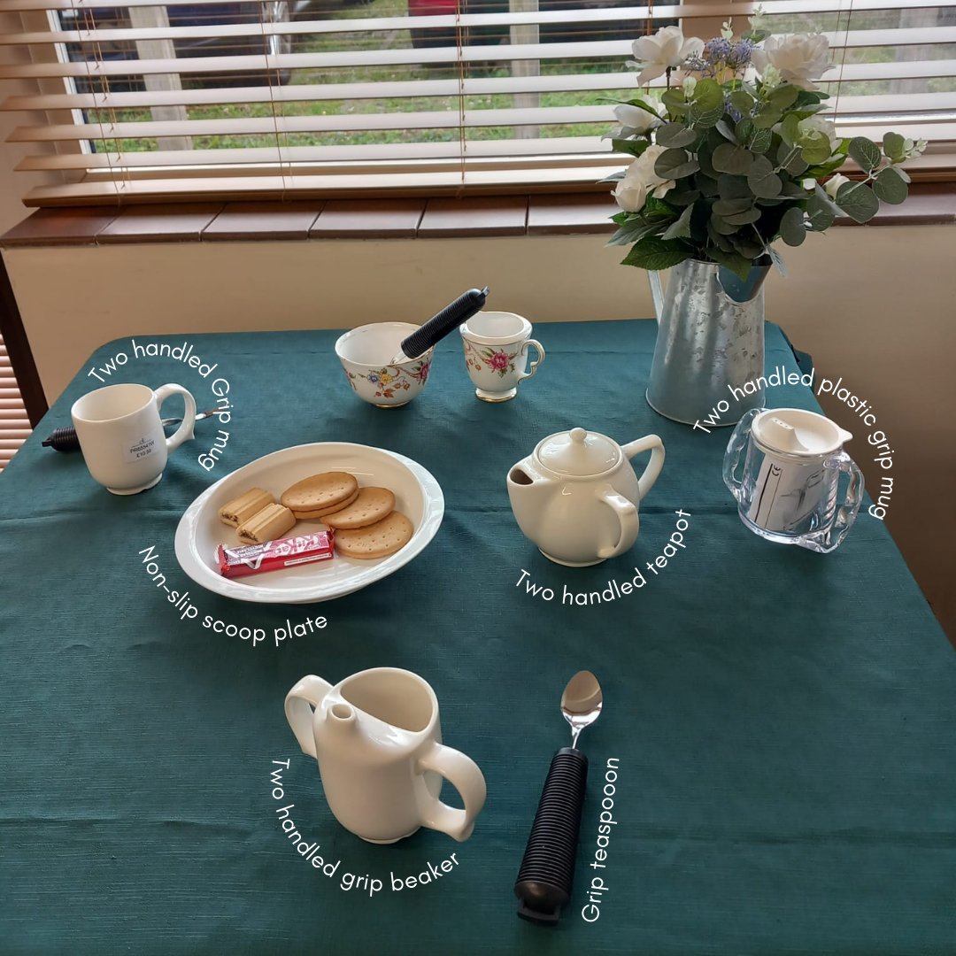 DisabilityCtr's tweet image. Individuals with mobility restrictions may find it difficult to complete daily tasks we take for granted. Here is a collection of our range of kitchen supplies that support those with mobility restrictions, helping them eat and drink with ease.

Pop into our showroom to shop!