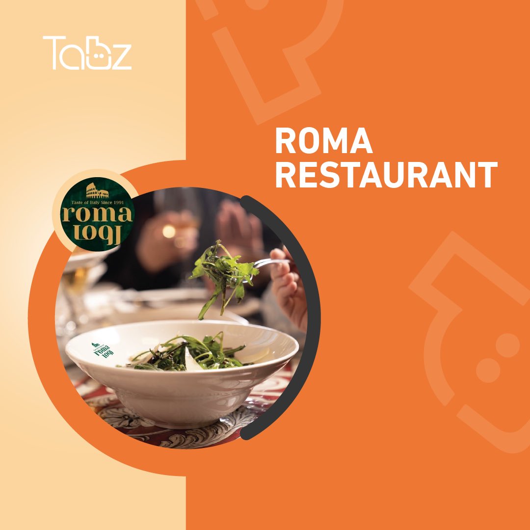 Tabz_ksa's tweet photo. TRY THE ORIGINAL ITALIAN FOOD AT
Roma restaurant 🧡
#TABZ https://t.co/WePevIuzRU